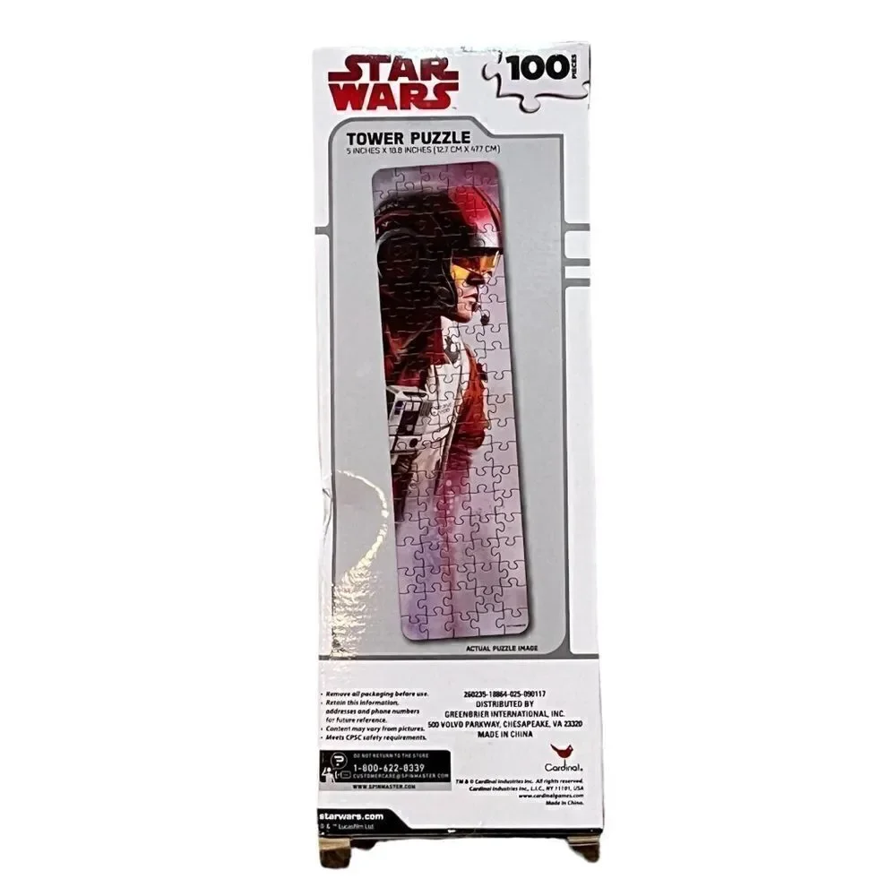 Star Wars The Last Jedi Poe Dameron Tower Puzzle 100 Pieces SEALED New